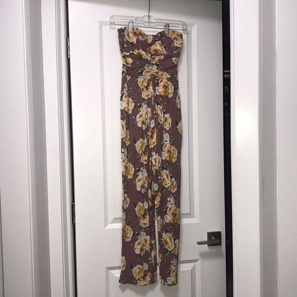 Floral jumpsuit!